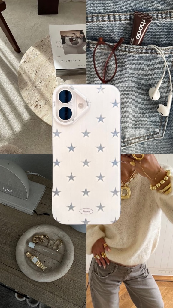 CaseMood Atmosphere Denim Flatlay